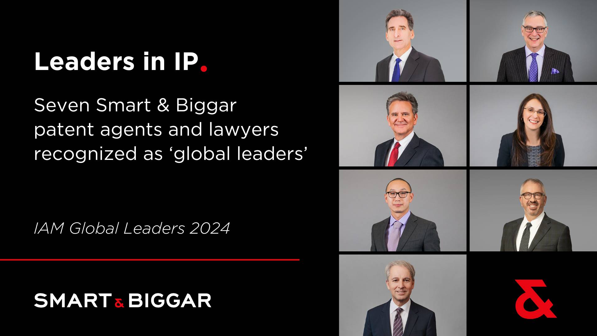 Smart & Biggar tops the list with seven patent agents and lawyers